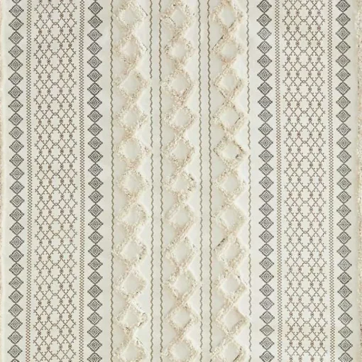 Kirklands Home Shower Curtains|Textured Chenille Shower Curtain Ivory