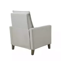 Kirklands Home Accent Chairs|Upholstered Push-Back Recliner Ivory
