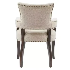 Kirklands Home Dining Chairs|Upholstered Tufted Dining Chairs, Set of 2 Ivory