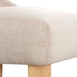 Kirklands Home Dining Chairs|Upholstered Wingback Dining Chairs, Set of 2 Ivory