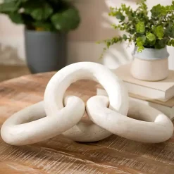 Clearance Wood Oversized Chain Statues & Figurines