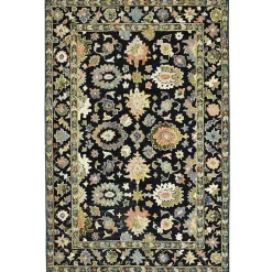 Kirklands Home Area Rugs|Jackson Black Hand-Tufted Area Rug, 8x10