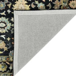 Kirklands Home Area Rugs|Jackson Black Hand-Tufted Area Rug, 8x10