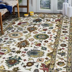 Kirklands Home Area Rugs|Jackson Ivory Hand-Tufted Area Rug, 5x7