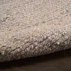 Kirklands Home Area Rugs|Jaxon Natural Jute Area Rug, 4x6 Gray