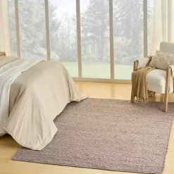 Kirklands Home Area Rugs|Jaxon Natural Jute Area Rug, 5x7 Gray