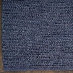 Kirklands Home Area Rugs|Jaxon Navy Natural Jute Area Rug, 8x10 Blue