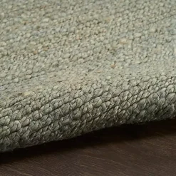Kirklands Home Area Rugs|Jaxon Sage Natural Jute Area Rug, 4x6 Green