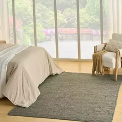 Kirklands Home Area Rugs|Jaxon Sage Natural Jute Area Rug, 8x10 Green