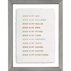 Kirklands Home Wall Quotes & Signs|Jesus is My Everything Wall Plaque