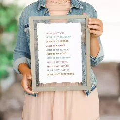 Kirklands Home Wall Quotes & Signs|Jesus is My Everything Wall Plaque