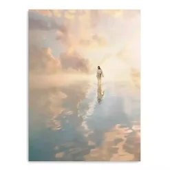 Kirklands Home Canvas Art|Jesus Walking on Water Canvas Art Print, 30x40 in.
