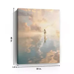 Kirklands Home Canvas Art|Jesus Walking on Water Canvas Art Print, 30x40 in.