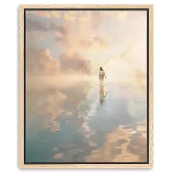 Kirklands Home Canvas Art|Jesus Walking on Water Framed Canvas Art Print