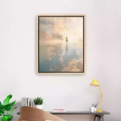 Kirklands Home Canvas Art|Jesus Walking on Water Framed Canvas Art Print
