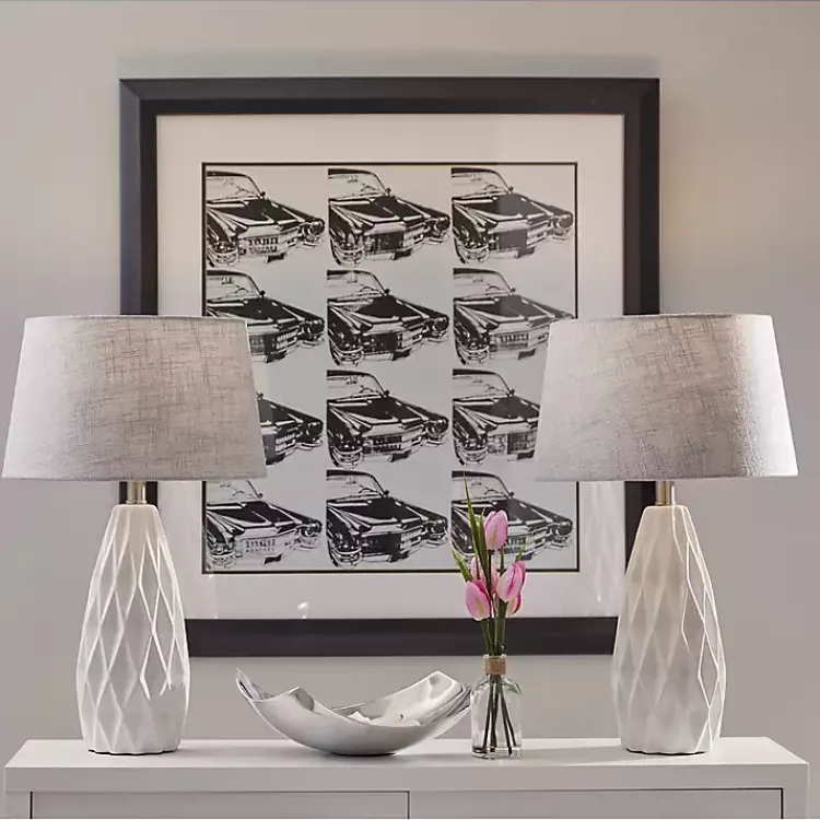 Kirklands Home Table Lamps|Joan Table Lamps, Set of 2 Gray