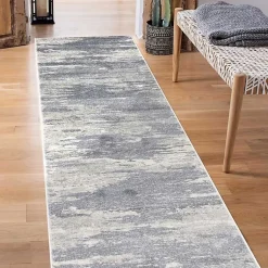 Kirklands Home Area Rugs|Jordan Delia Modern Runner, 2x10 Gray