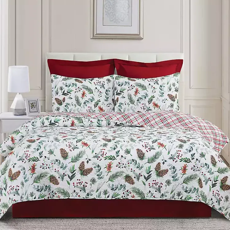 Kirklands Home Quilts|Jovie Pinecone 3-pc. King Quilt Set