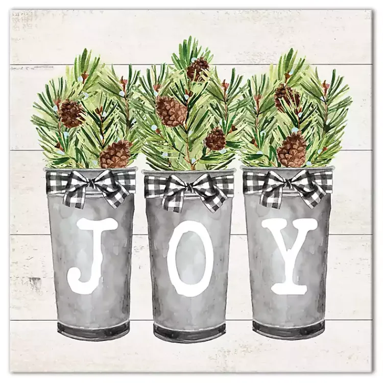 Outlet Joy Pine Tree Canvas Art Print Christmas Art & Wall Decor