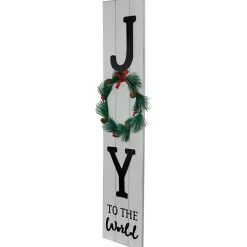 Outlet Joy to the World Wreath Christmas Porch Board Outdoor Christmas Decorations