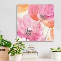 Kirklands Home Canvas Art|Joyous I Canvas Art Print Pink