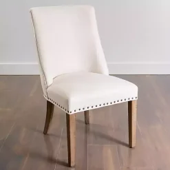 Kirklands Home Dining Chairs|Julia Cream Upholstered Dining Chair Ivory