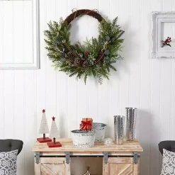 Clearance Juniper and Evergreen Vine Wreath Wreaths