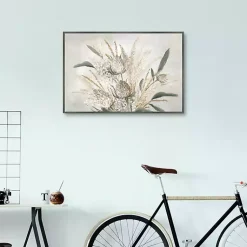 Kirklands Home Canvas Art|Juno Framed Canvas Art Print Tan