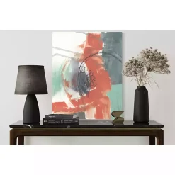 Kirklands Home Canvas Art|Juxtaposed Coral I Canvas Art Print