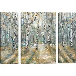 Kirklands Home Canvas Art|Kaleidoscope Trees Canvas Art Prints, Set of 3