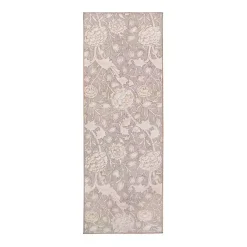 Kirklands Home Area Rugs|Kalini Natural Floral Washable Runner, 2x7