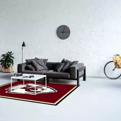 Kirklands Home Area Rugs|Kansas City Chiefs Area Rug, 4x6 Red