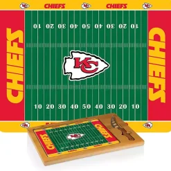Kirklands Home Serving & Entertaining|Kansas City Chiefs Cutting Board & Knife Set
