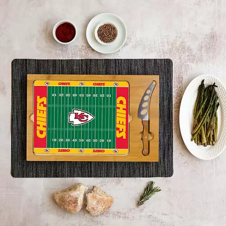 Kirklands Home Serving & Entertaining|Kansas City Chiefs Cutting Board & Knife Set