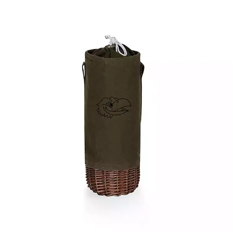 Kirklands Home Barware|Kansas Jayhawks Insulated Wine Bottle Tote
