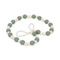 Kara Beaded Wood Decorative Garland Decorative Accents