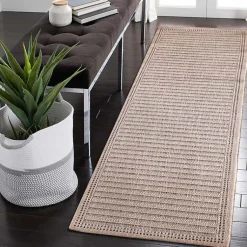 Kirklands Home Outdoor Rugs|Kaya Natural Gradient Indoor/Outdoor Runner, 2x7 Tan