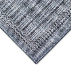 Kirklands Home Area Rugs|Kaya Navy Gradient Indoor/Outdoor Area Rug, 6x9 Blue