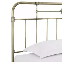 Kirklands Home Beds & Headboards|King Size Bronze Pipe Bed Frame Brown
