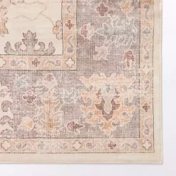 Kirklands Home Area Rugs|Kira Traditional Washable Area Rug, 5x8 Ivory