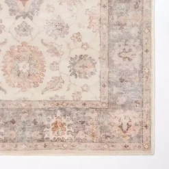 Kirklands Home Area Rugs|Kira Traditional Washable Runner, 2x7 Ivory