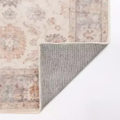 Kirklands Home Area Rugs|Kira Traditional Washable Runner, 2x7 Ivory