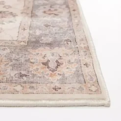 Kirklands Home Area Rugs|Kira Traditional Washable Runner, 2x7 Ivory