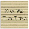 Outlet Kiss Me I'm Irish Wood Pallet Art Print St Patricks Day Decorations