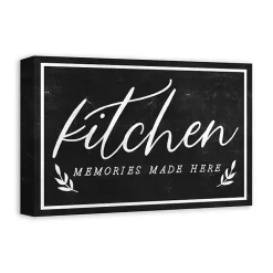 Kirklands Home Wall Quotes & Signs|Kitchen Memories Canvas Wall Plaque