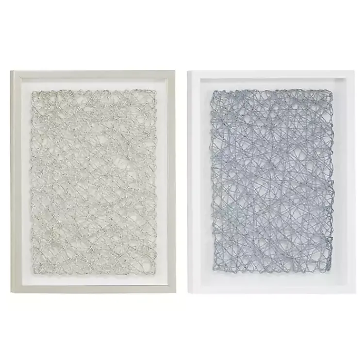 Kirklands Home Framed Art|Knotted String 2-pc. Shadow Box Set