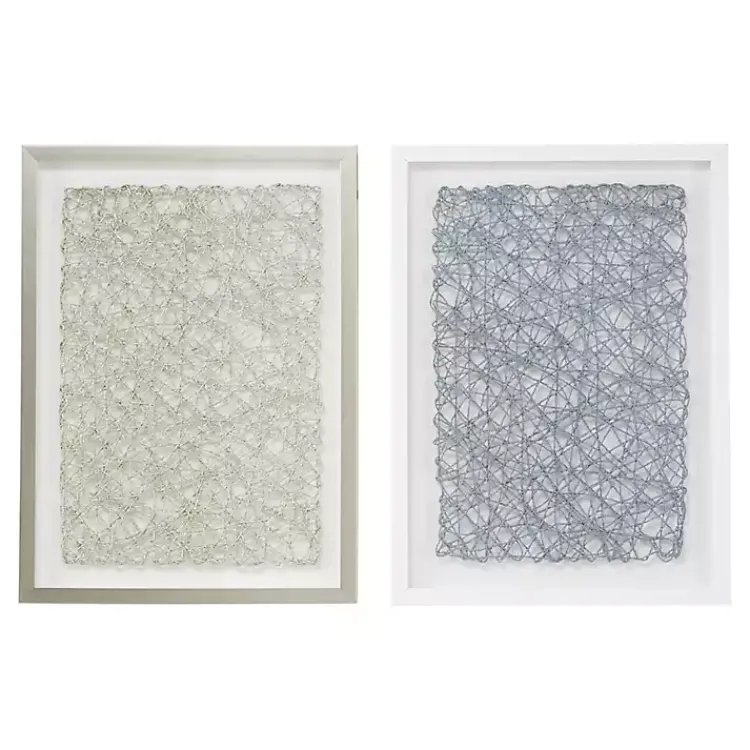 Kirklands Home Framed Art|Knotted String 2-pc. Shadow Box Set