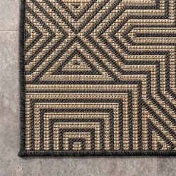 Kirklands Home Area Rugs|Kylie Gray Modern Abstract Outdoor Rug, 5x8