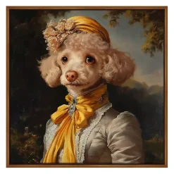 Kirklands Home Canvas Art|Lady Rosaline Ruffleton Framed Art Print Multi