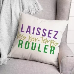 Outlet Laissez Le Bon Temps Rouler Pillow Mardi Gras Decorations